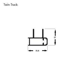 Twin Sliding Fly Screen for Windows - Commercial (DIY Kit)